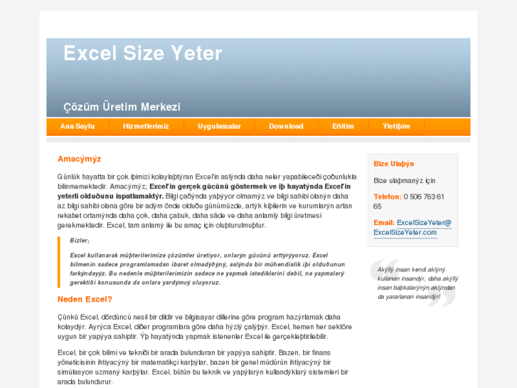 www.excelsizeyeter.com