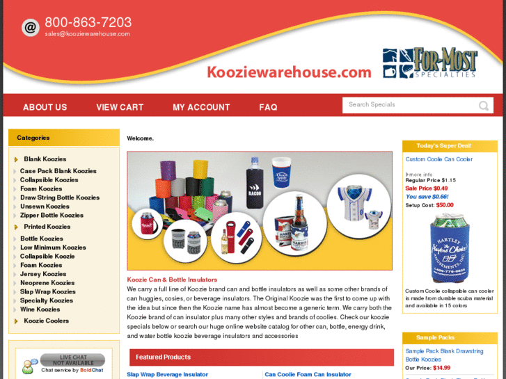 www.kooziewarehouse.com