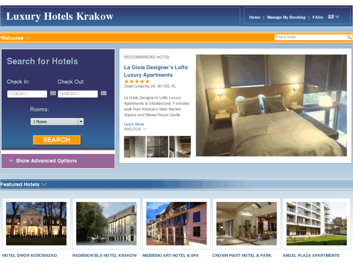 www.luxuryhotelskrakow.com