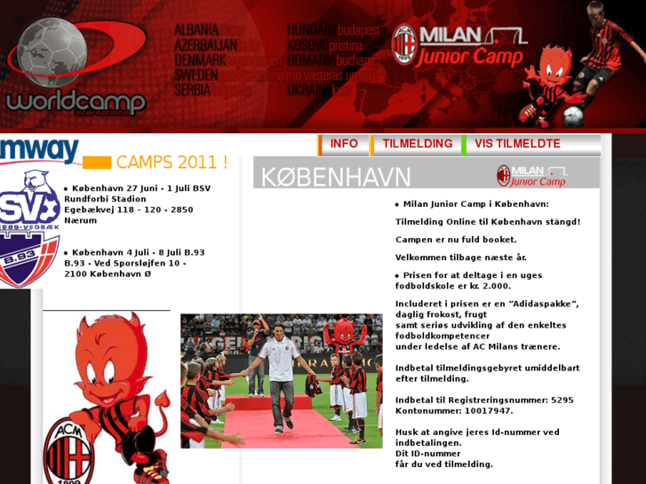 www.milanjuniorcamp.dk