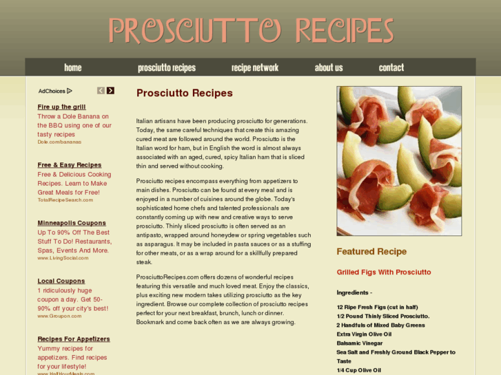 www.prosciuttorecipes.com