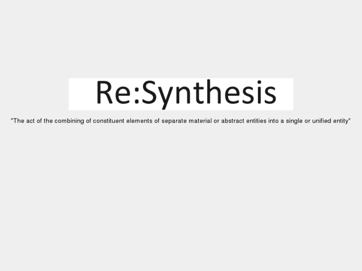www.re-synthesis.com
