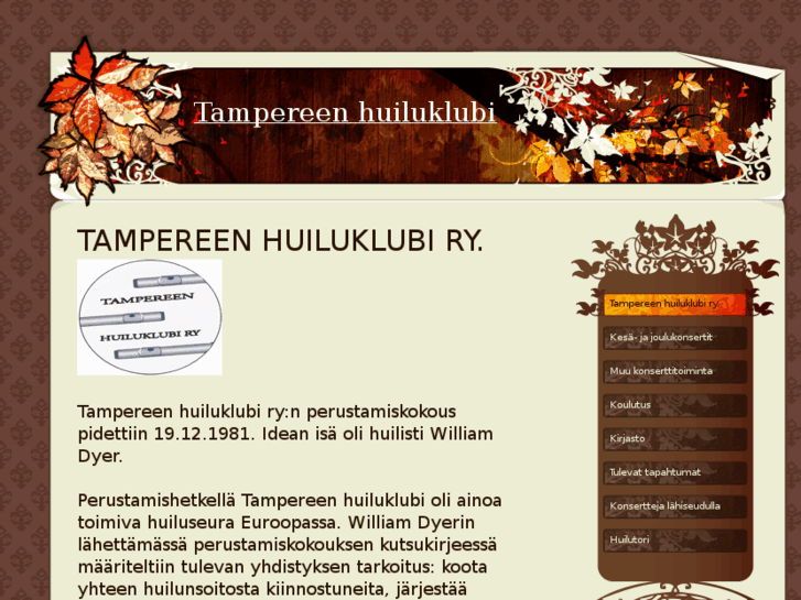 www.tampereenhuiluklubi.net