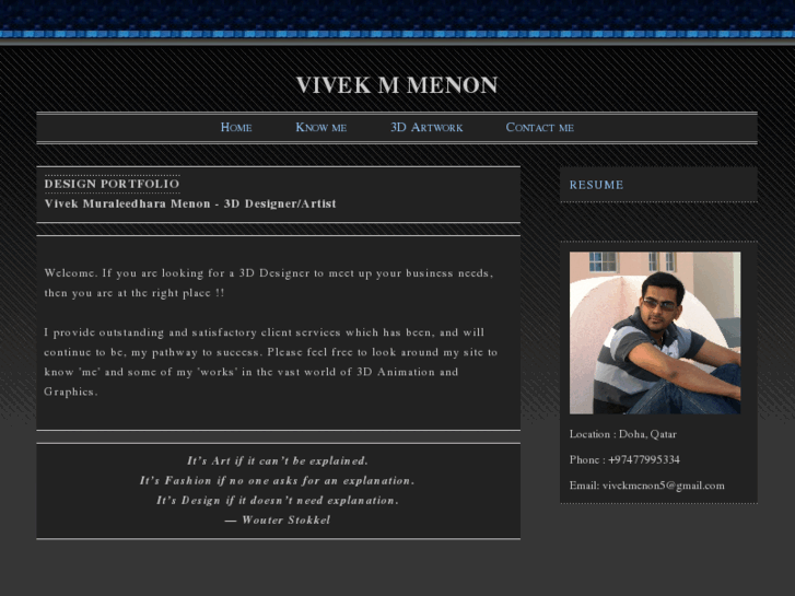 www.vivekmmenon.com