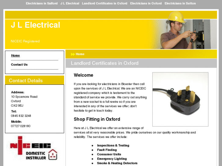 www.electriciansinoxford.net