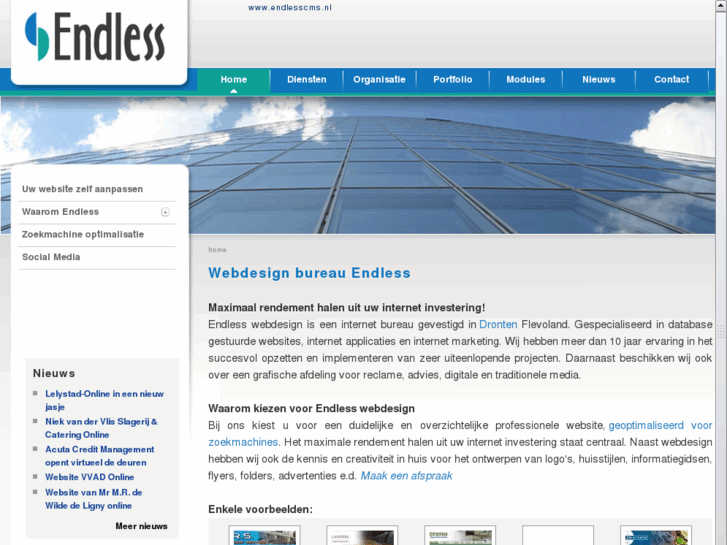 www.endlesscms.nl