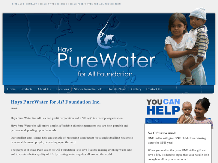 www.hayspurewaterforallfoundation.com