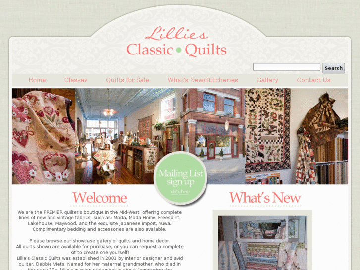 www.lilliesclassicquilts.com