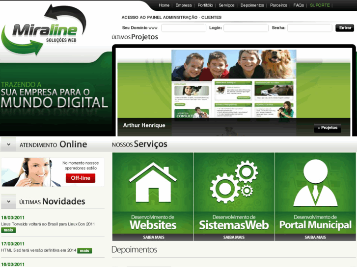 www.miraline.com.br