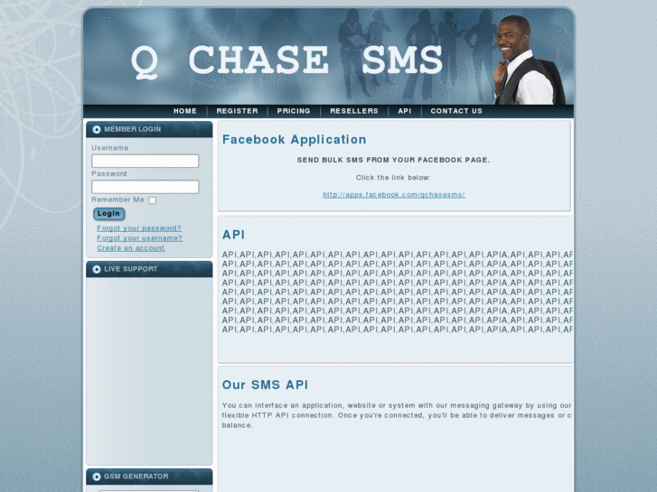 www.qchasesms.com