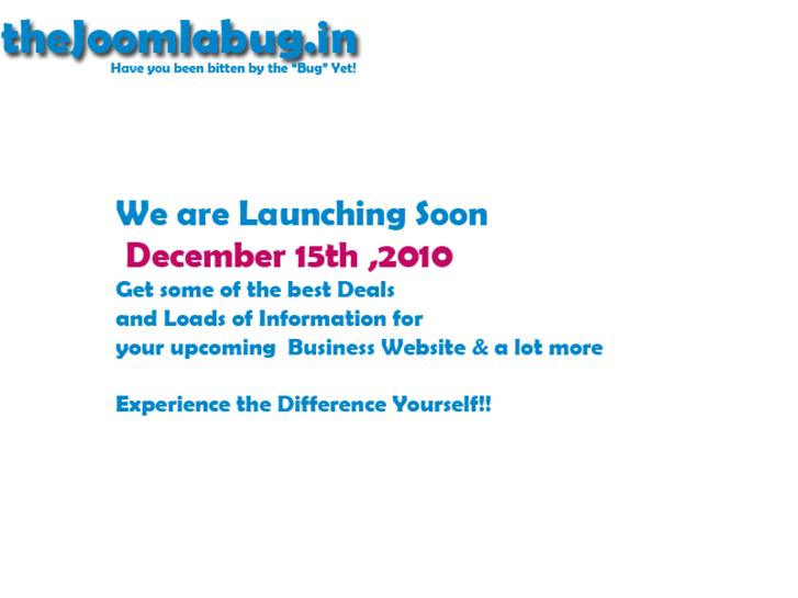 www.thejoomlabug.in
