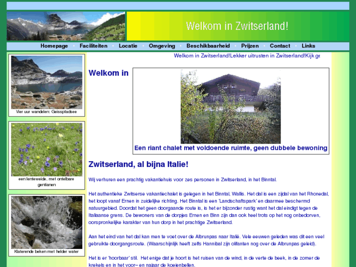 www.vakantiechaletinzwitserland.nl