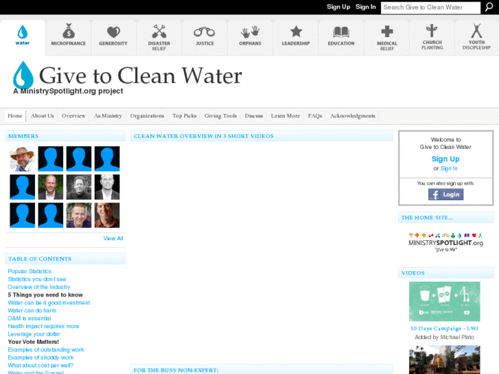 www.givetowater.com