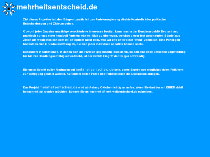 www.mehrheitsentscheid.de