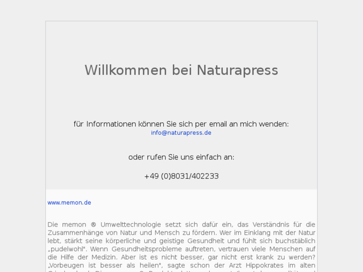 www.naturapress.de