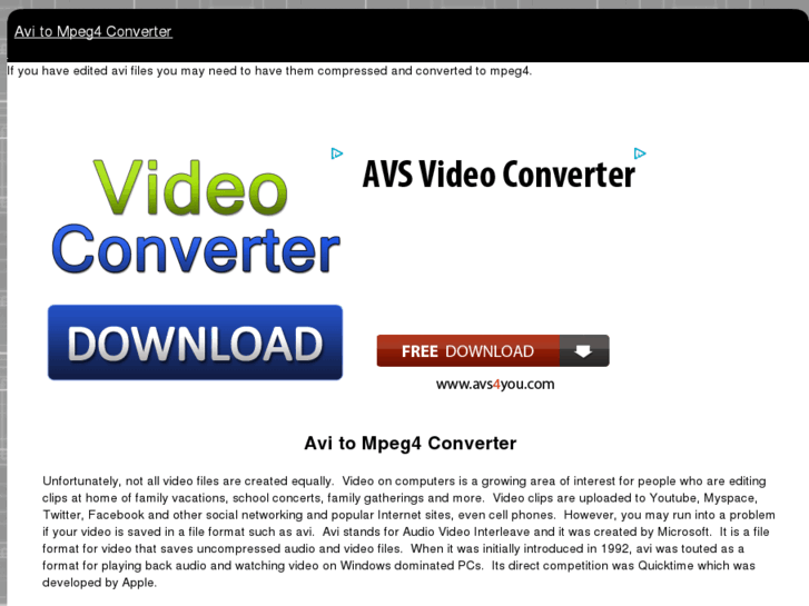 www.avitompeg4converter.com