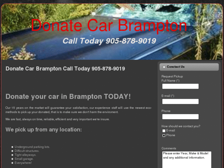 www.donatecarbrampton.com