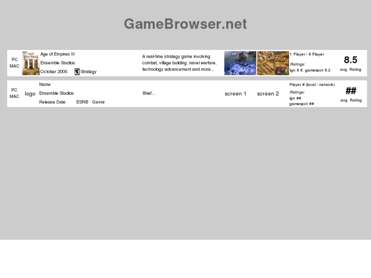 www.gamebrowser.net