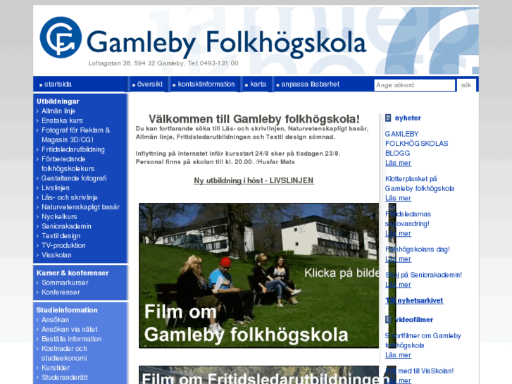 www.gamlebyfolkhogskola.com