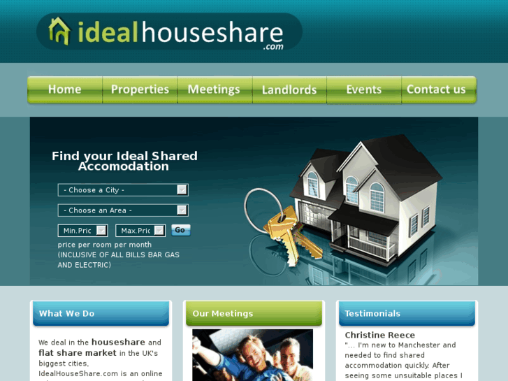 www.idealhouseshare.com