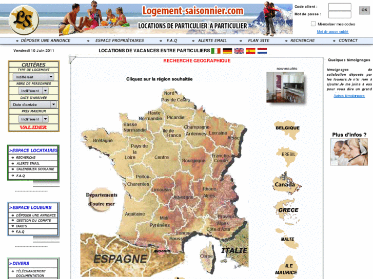 www.logements-saisonniers.com