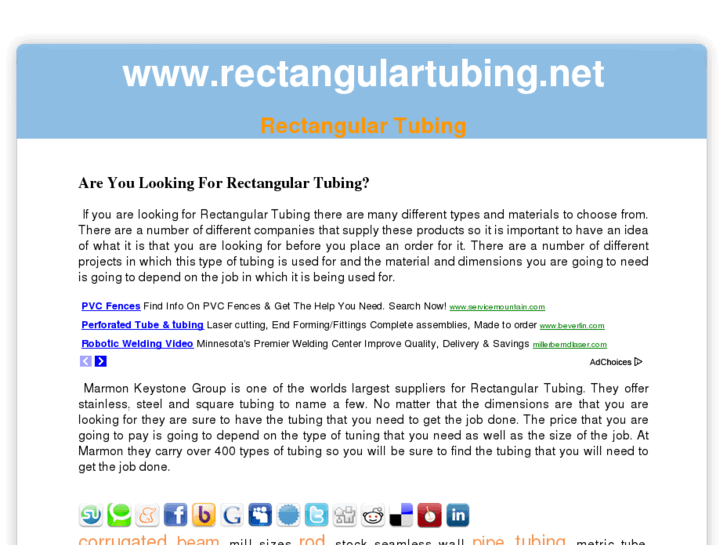 www.rectangulartubing.net