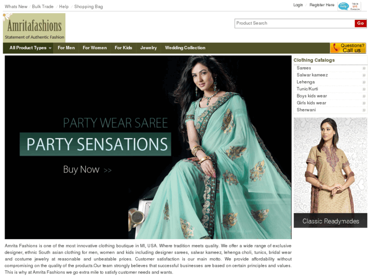 www.amritafashions.com