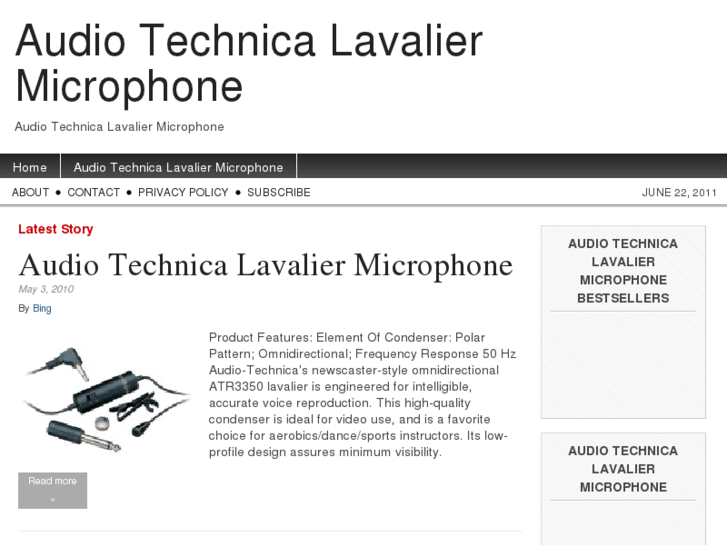 www.audiotechnicalavaliermicrophone.com