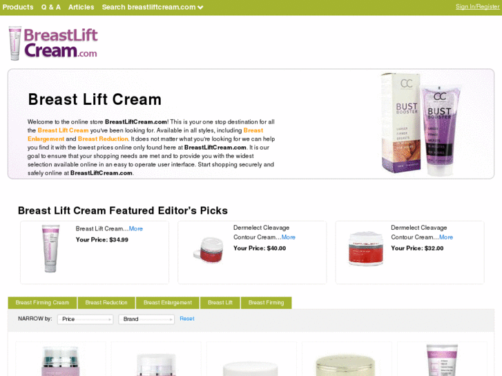 www.breastliftcream.com