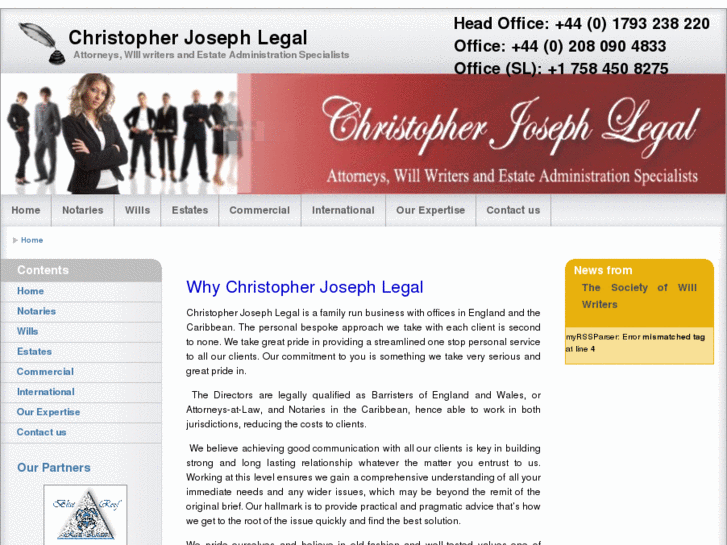 www.christopherjosephlegal.net