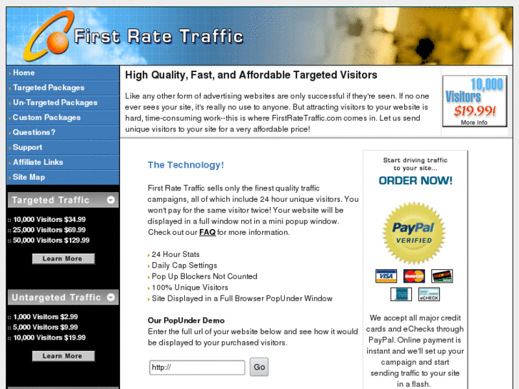 www.firstratetraffic.com