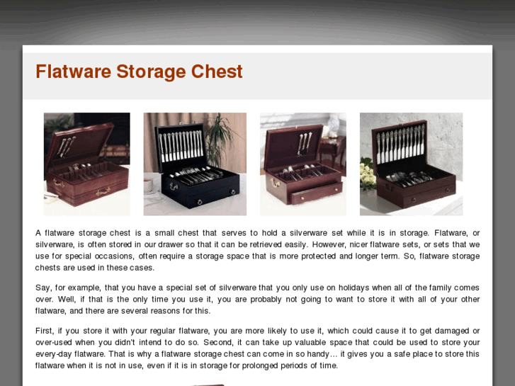 www.flatwarestoragechest.com