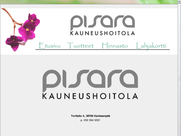 www.kauneushoitolapisara.com