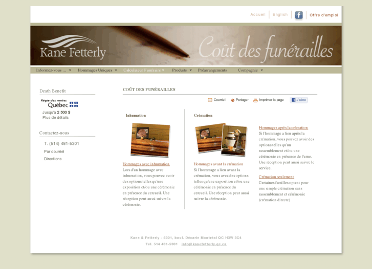 www.lecoutdesfunerailles.com