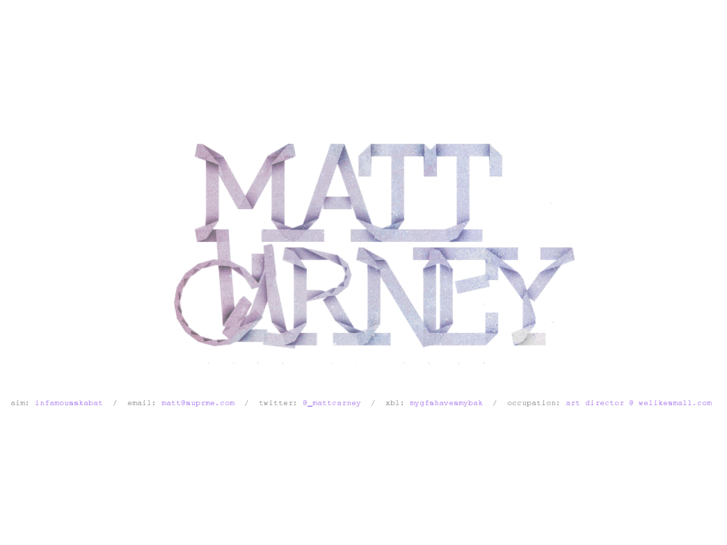 www.mattcarney.net