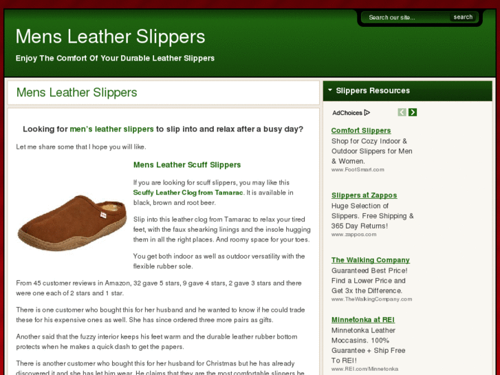 www.mensleatherslippers.org