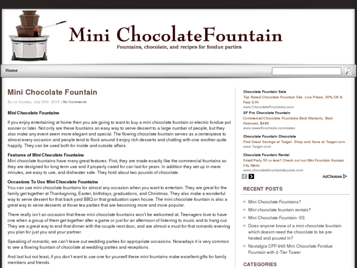 www.minichocolatefountain.com