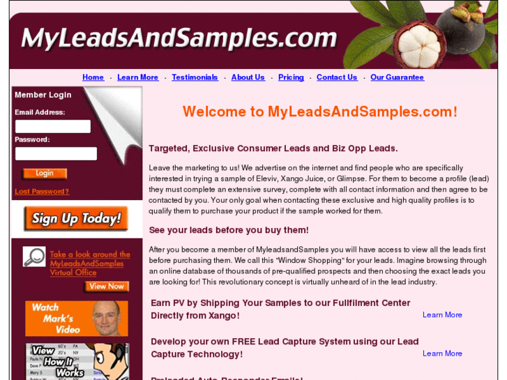 www.myleadsandsamples.com