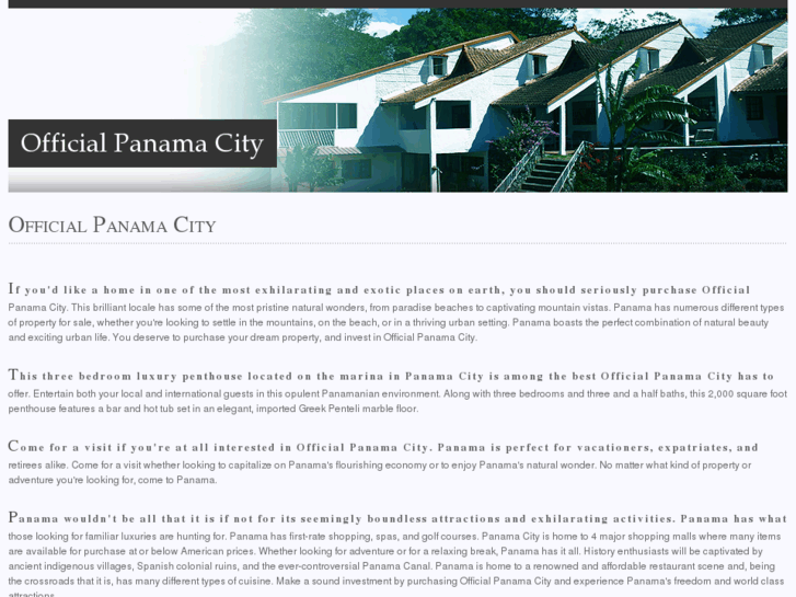 www.officialpanamacity.com