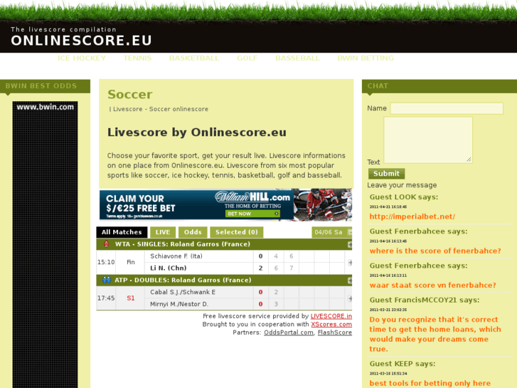 www.onlinescore.eu