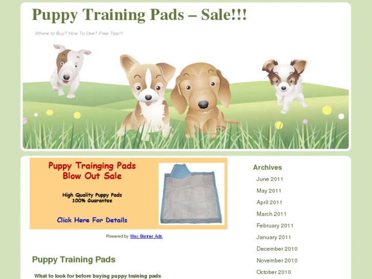 www.puppytrainingpads.net