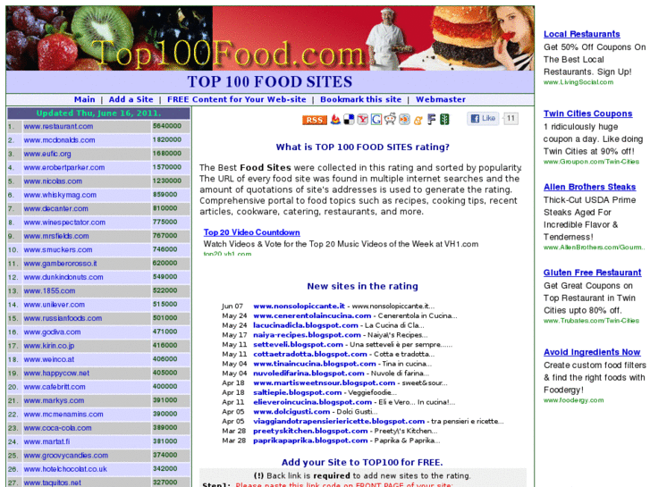 www.top100food.com