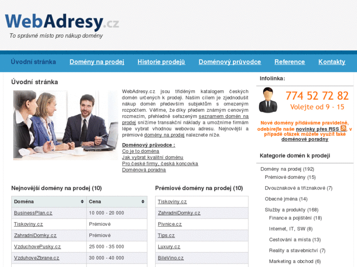 www.webadresy.cz