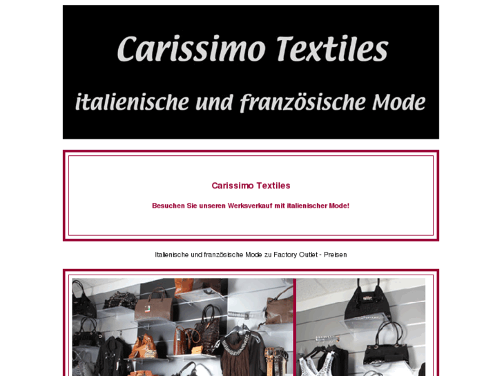 www.carissimo-textiles.com