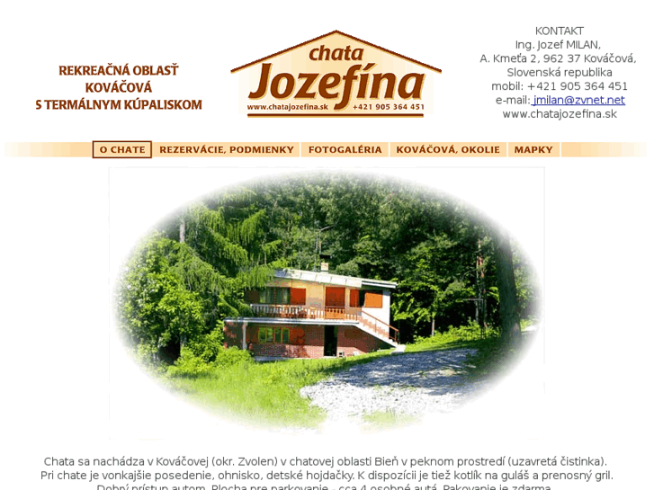 www.chatajozefina.sk