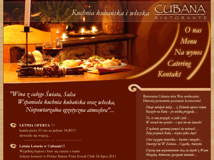 www.cubanaristorante.pl