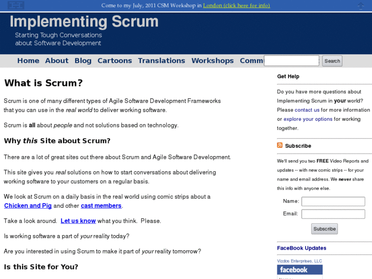 www.implementingscrum.net