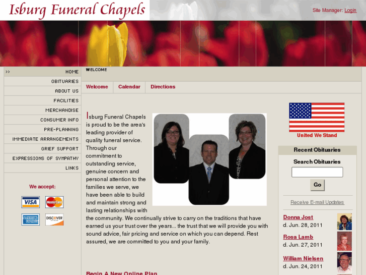 www.isburgfuneralchapels.com