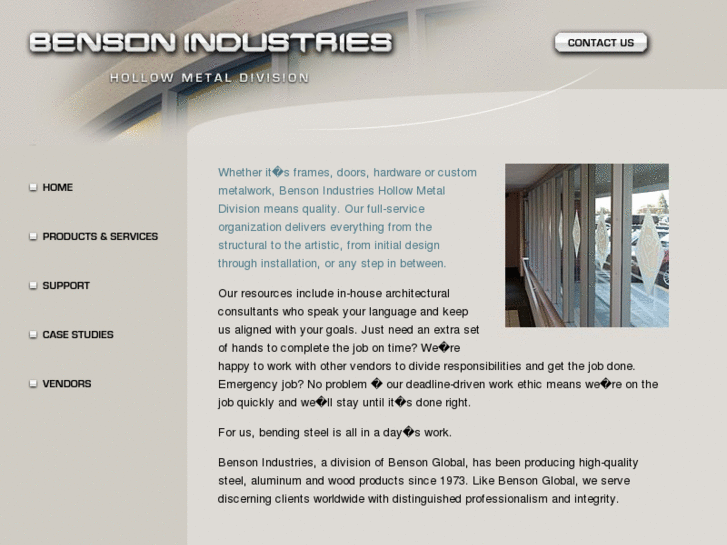 www.bensonindustries.net