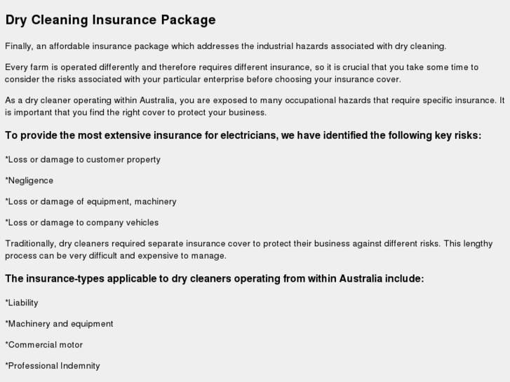 www.drycleaninginsurance.com.au